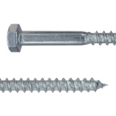 Шуруп DIN571 с шестигранной головкой сантехнический ZN 8x120