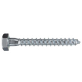 Шуруп DIN571 с шестигранной головкой сантехнический ZN 10x80