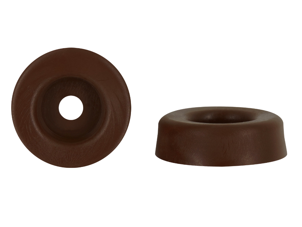 Накладка на мебельную ножку, коричневая (4 шт.)