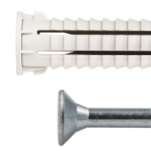 Дюбель универсальный нейлон. PDU N 6 с шурупом 4,0х35