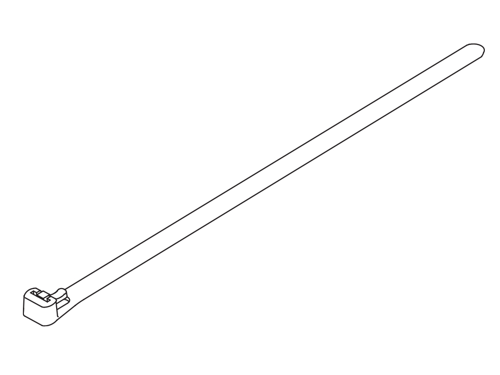 Стяжка многоразовая PRM 120x7.5 (50 шт.) прозрачная