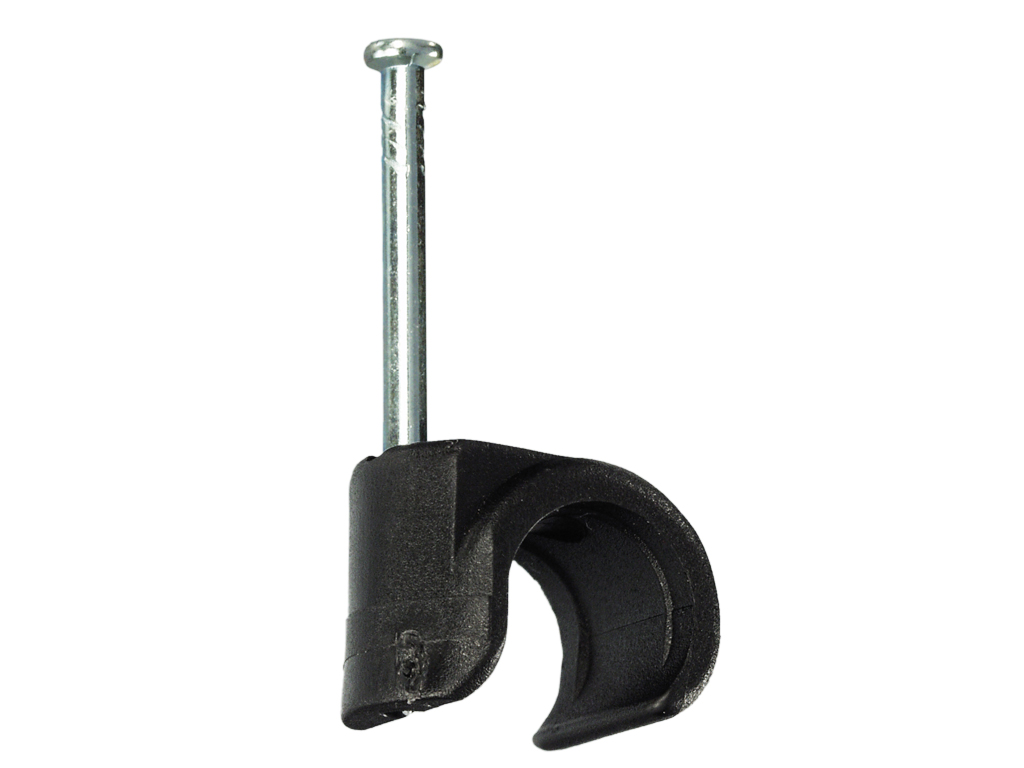 Скоба крепежная PSC 7-10 черная (100 шт.)