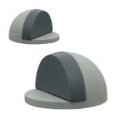 Дверной ограничитель полусфера QSM, цвет серый