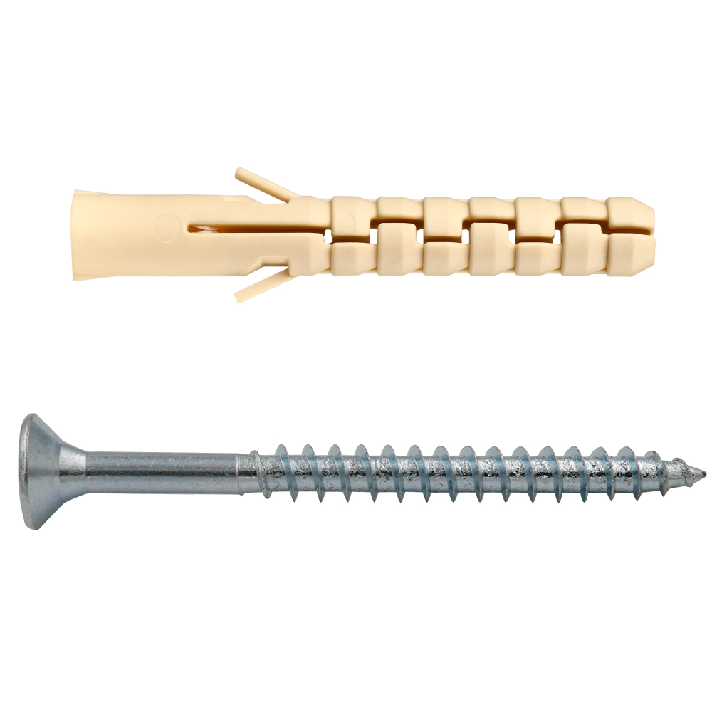 Дюбель нейлоновый PND-6L с шурупом 4,0x60  (50 шт.)