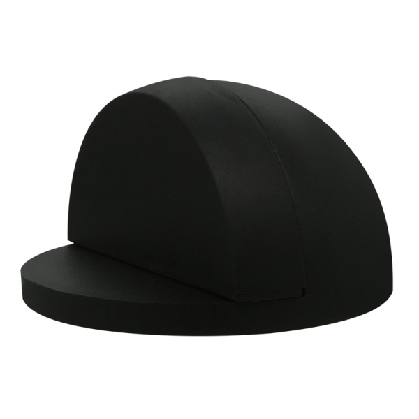 Дверной ограничитель полусфера QSM черный (50 шт.)