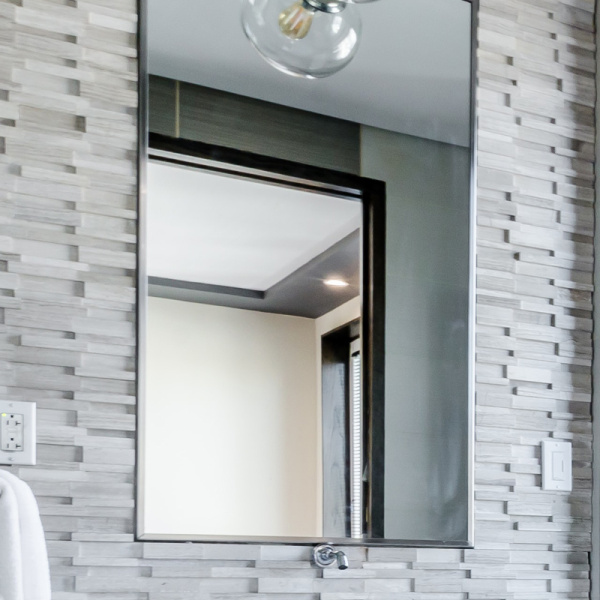 Крепление для зеркала D 18 мм пластик, золото рифленое, втулка + колпачок