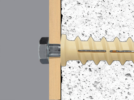 Шуруп DIN571 с шестигранной головкой сантехнический 8x70 для дюбелей PND 12, PBT8