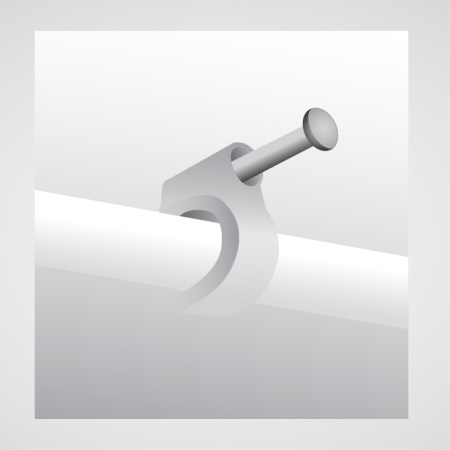 Скоба крепежная для кабеля PSC 5-7 ЕВРОПАРТНЕР