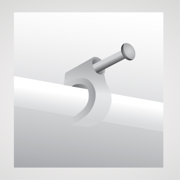 Скоба крепежная для кабеля PSC 5-7 ЕВРОПАРТНЕР