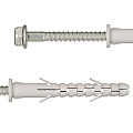 Дюбель PNDS F для сквозного монтажа с шурупом