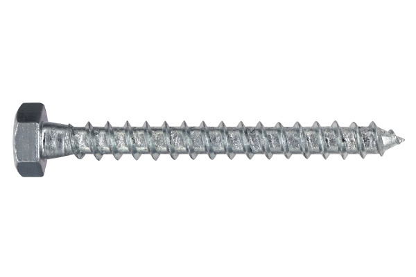 Шуруп DIN 571 с шестигранной головкой сантехнический ZN 8x70 (2 шт.)