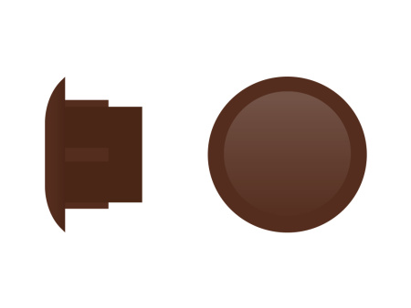 ЗАГЛУШКА D 10мм (темно-коричневый)