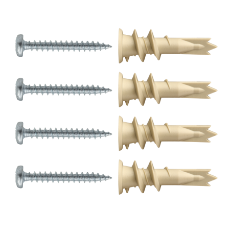 Комплект крепления легких конструкций к гипсокартону (4 шт.)
