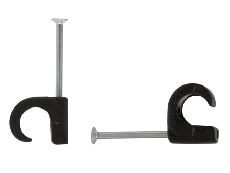 Крепление для гирлянды черное (1 шт.)