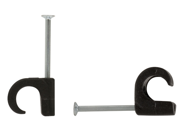 Крепление для гирлянды черное (1 шт.)