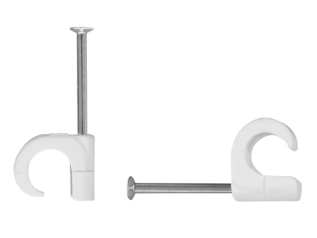 Крепление для гирлянды белое (1 шт.)