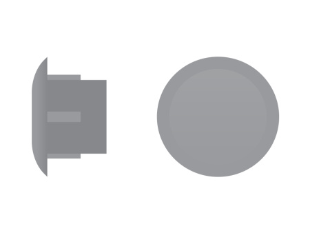 ЗАГЛУШКА D 14мм (серый)